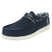 (Blue, UK 7) Mens Hey Dude Deck Shoes Wally Sox