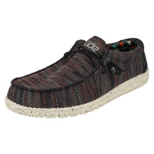 (Blue, UK 10) Mens Hey Dude Deck Shoes Wally Sox
