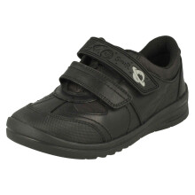 (Black, UK 13 Child) Boys Startrite Space Detailed School Shoes Rocket
