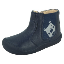(Navy, UK 4 Infant) Boys Startrite Casual Ankle Boots First Chelsea