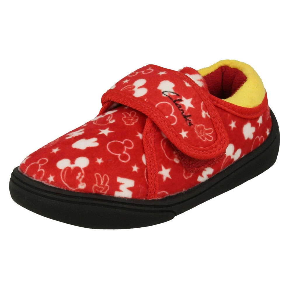 Childrens Clarks Patterned Slippers Holmly Rest T on OnBuy