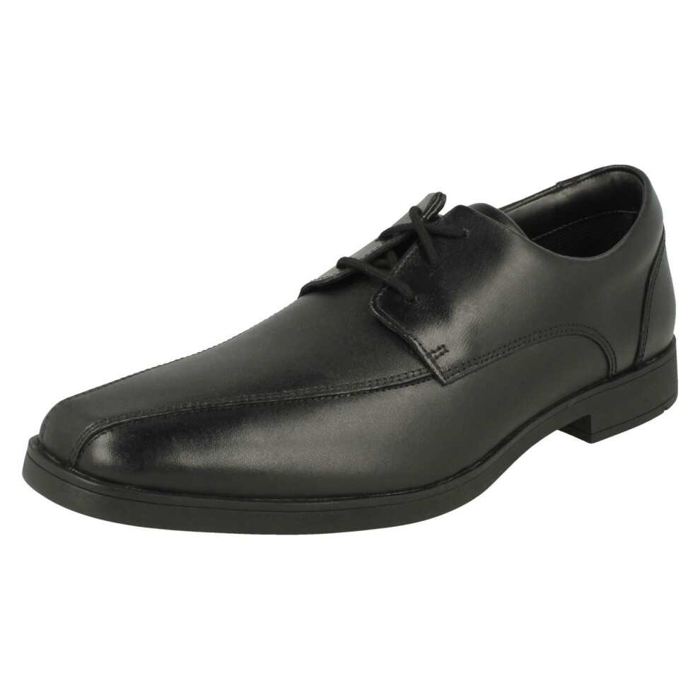 Clarks (Black, Uk 4.5 Child) Boys Lace Up School Shoes Scala Step Y