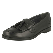 (Black, UK 1 Child) Girls Startrite Formal Loafer Shoes Sketch