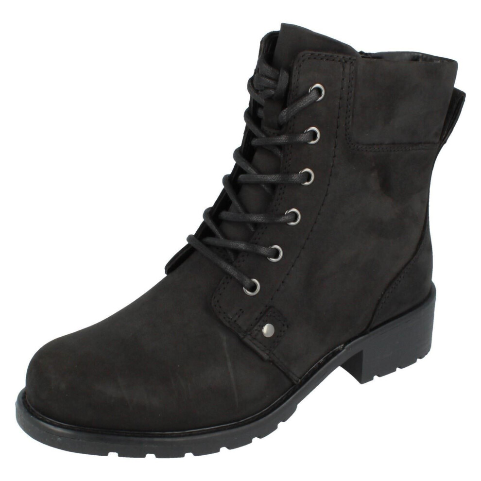 Clarks (Grey, Uk 3) Ladies Ankle Boots Orinoco Spice