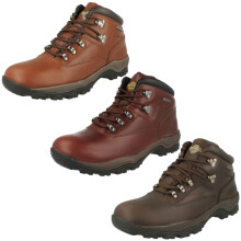 (Brown, UK 8) Mens Northwest Territory Lace Up Walking Boots Inuvik