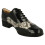 Clarks (Black, UK 3) Ladies Clarks Brogue Shoes Hamble Oak 4