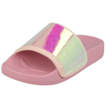 (Pink, UK 11 Child) Girls Spot On Casual Sliders H0357