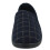 (Navy, UK 9) Mens Spot On Checked Upper Gusset Slipper Jaydon 4