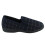(Navy, UK 9) Mens Spot On Checked Upper Gusset Slipper Jaydon 6