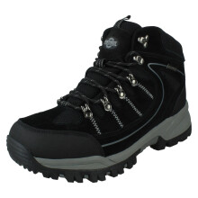 (Black, UK 12) Mens Northwest Territory Waterproof Hiking Boots Rae