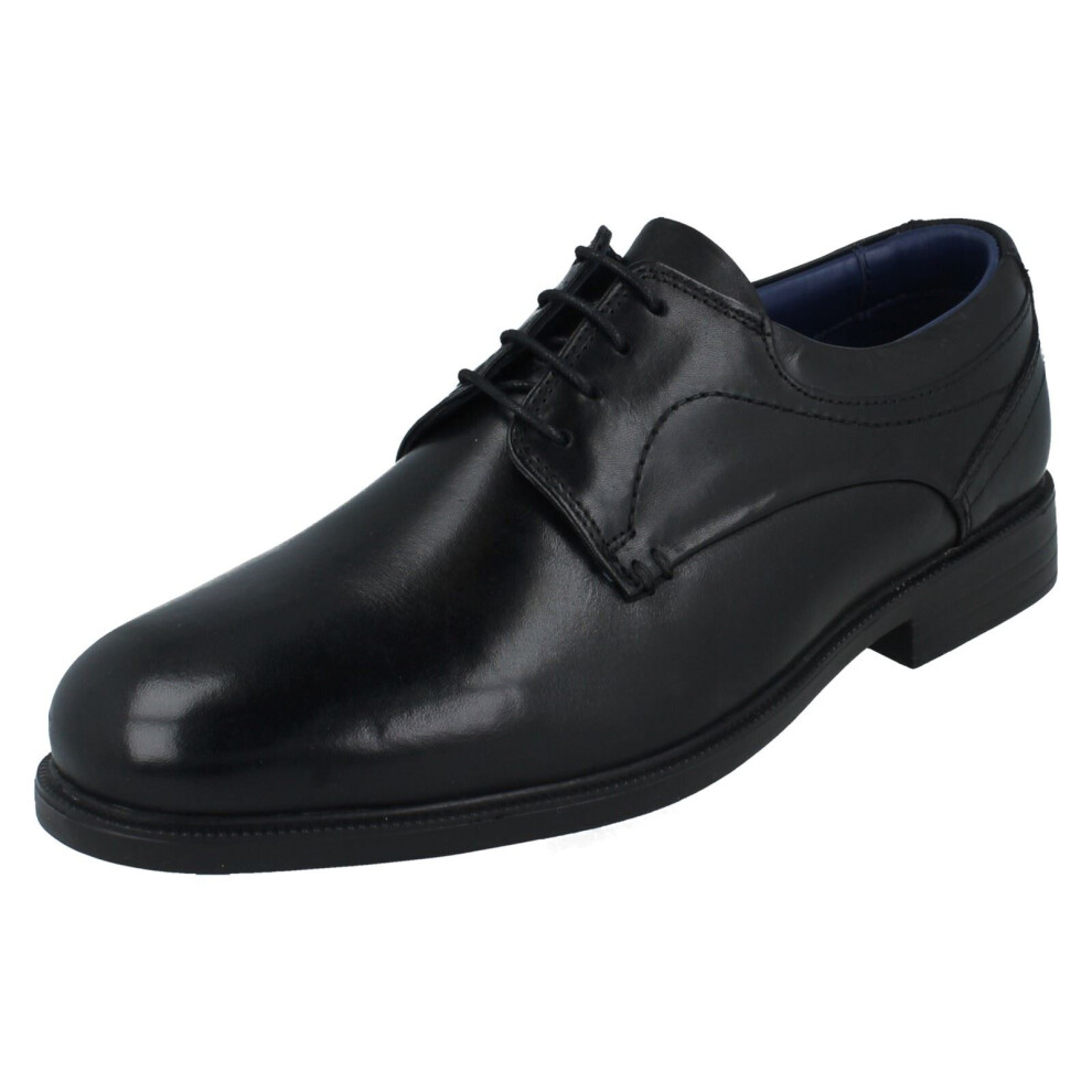 (Black, UK 11) Mens Padders Formal Lace Up Shoes Bank