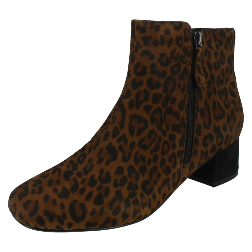 (Animal Print, UK 6) Ladies Clarks Casual Ankle Boots Marilyn Beth