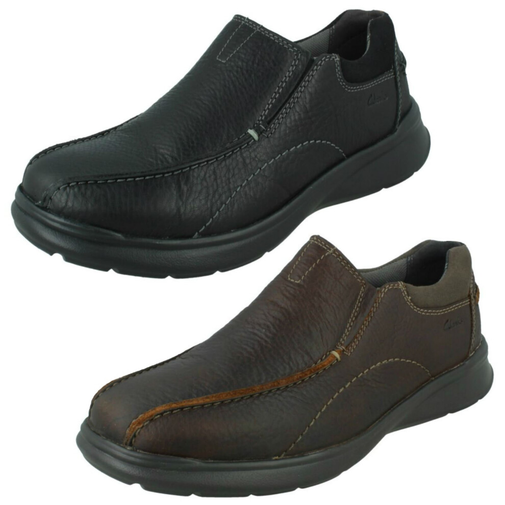 Clarks (Black, Uk 7.5) Mens Casual Slip On Shoes Cotrell Step