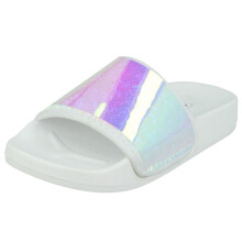 (Silver, UK 3 Infant) Girls Spot On Casual Sandals H0358