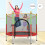 Kid Trampoline 5FT Exercise Jumping Bed Round W/Safety Enclosure Pad 2
