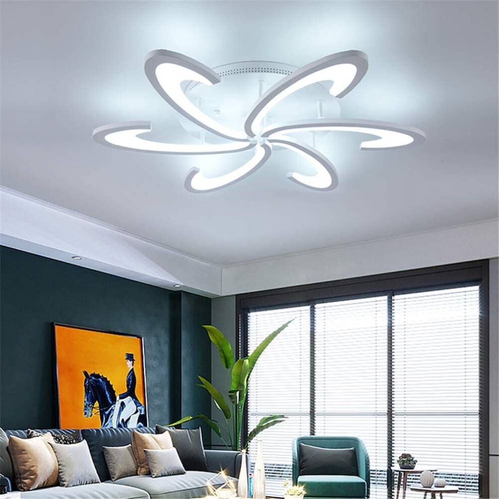 (Cool White) Crystal LED Ceiling Light Modern Pendant Chandelier Lamp