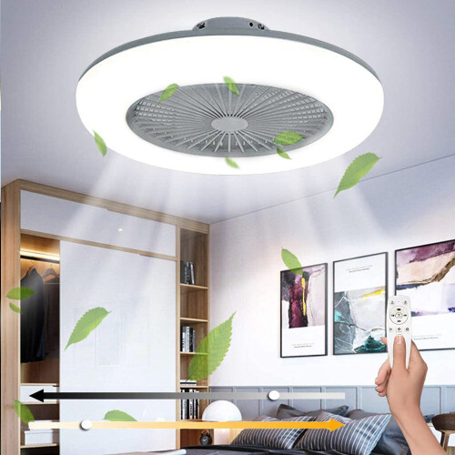 Living And Home Dimmable LED Ceiling Fan Light with Remote Control 1