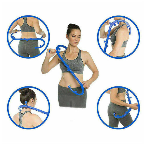 Body Back Buddy Trigger Point Deep Therapy Self Massage Tool S Shape 1