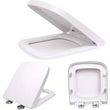 (Square shape) Family Toliet Seat Soft Close with Quick Release