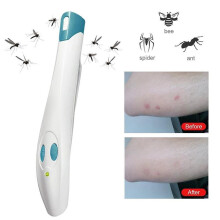 Electronic Anti-Itch Pen Stitch Healer Against Mosquito Insect Itching Bites Physical Antipruritic Stick for Camping Travel