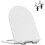 (D-shape) Family Toliet Seat Soft Close with Quick Release 4
