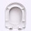 (D-shape) Family Toliet Seat Soft Close with Quick Release 5