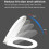 (D-shape) Family Toliet Seat Soft Close with Quick Release 7