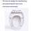 (O- shape) Family Toliet Seat Soft Close with Quick Release 5
