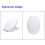 (O- shape) Family Toliet Seat Soft Close with Quick Release 6