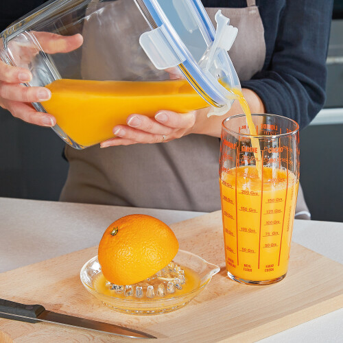 Luminarc Glass Lemon Squeezer Hand Press Manual Fruit Press Juicer 1