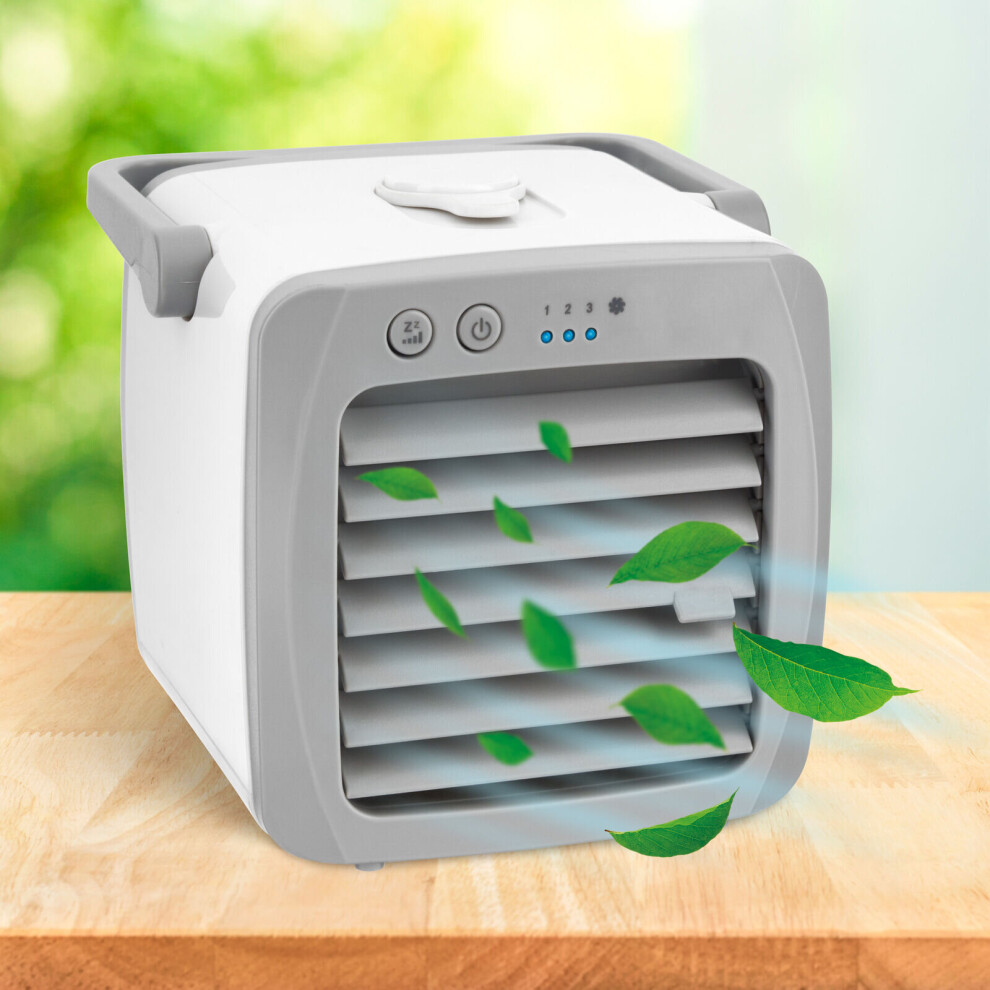 Mini Air Cooler Fan Portable Conditioner Humidifier Purifier USB Room Cooling