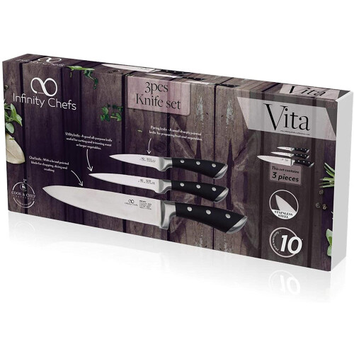 Bergner Infinity Vita 3-Piece Knife Professional Knife set