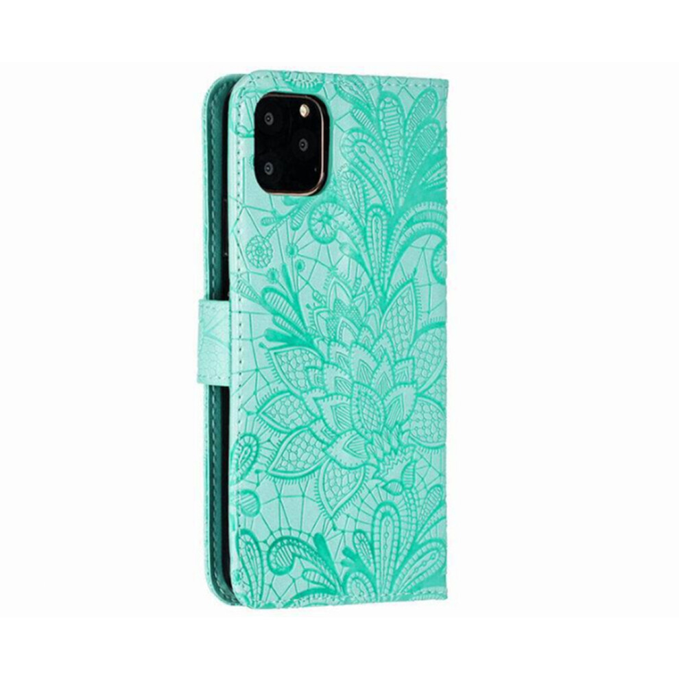 F10 All-Inclusive Mobile Phone Lace Embossed Leather Case Shatter-Resistant Shell Multi-Slot Back Cover For Iphone 12 Mini 750910236548