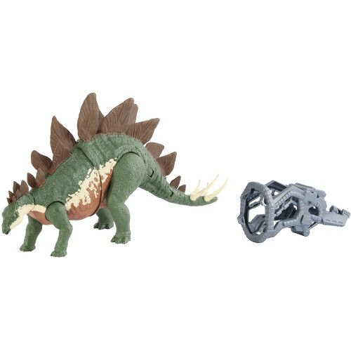 Jurassic World Mattel Jurassic World Toys Camp Cretaceous Mega Destroyers Stegosaurus Dinosaur Action Figure  Toy Gift with Movable Joints  Attack and Breakout Featu 1
