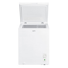 Igenix IG100 Freestanding Chest Freezer, 99 Litre Capacity with Freezer Basket, Suitable for Outbuildings and Garages, White