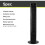 PRODEX Tower Fan, 29 Inch, 3 Speed Settings, Black, Prodex PX5229B 3