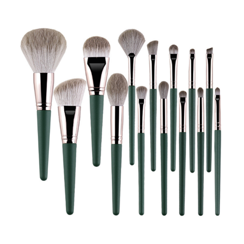 G52 14PCS Makeup Brush Set Eye Shadow Brush Fiber Foundation Brush Beauty Tool Travel Makeup Brush Blending Brushes Set