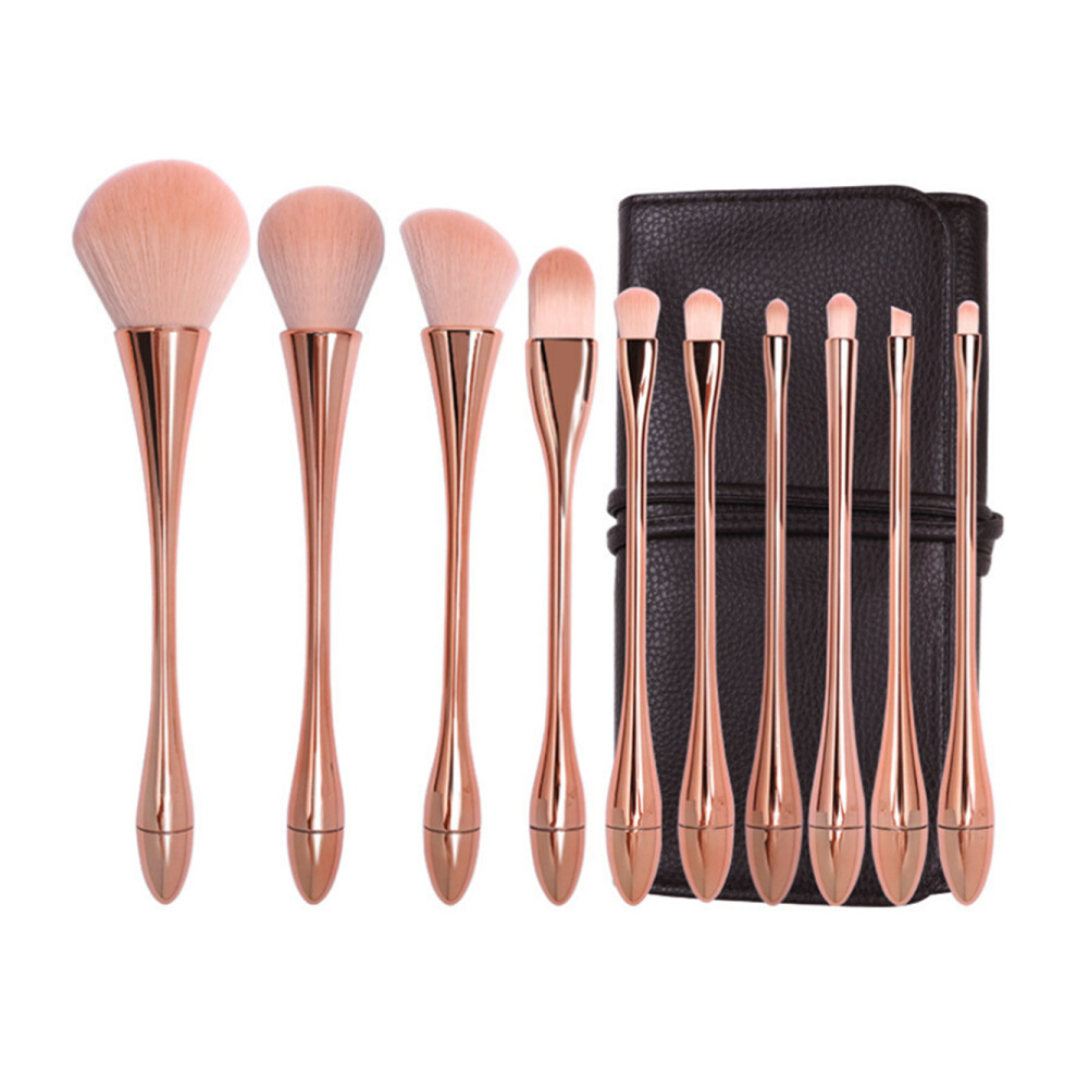 G54 10PCS Makeup Brush Set Eye Shadow Brush Fiber Foundation Brush Beauty Tool Travel Makeup Brush Blending Brushes Set
