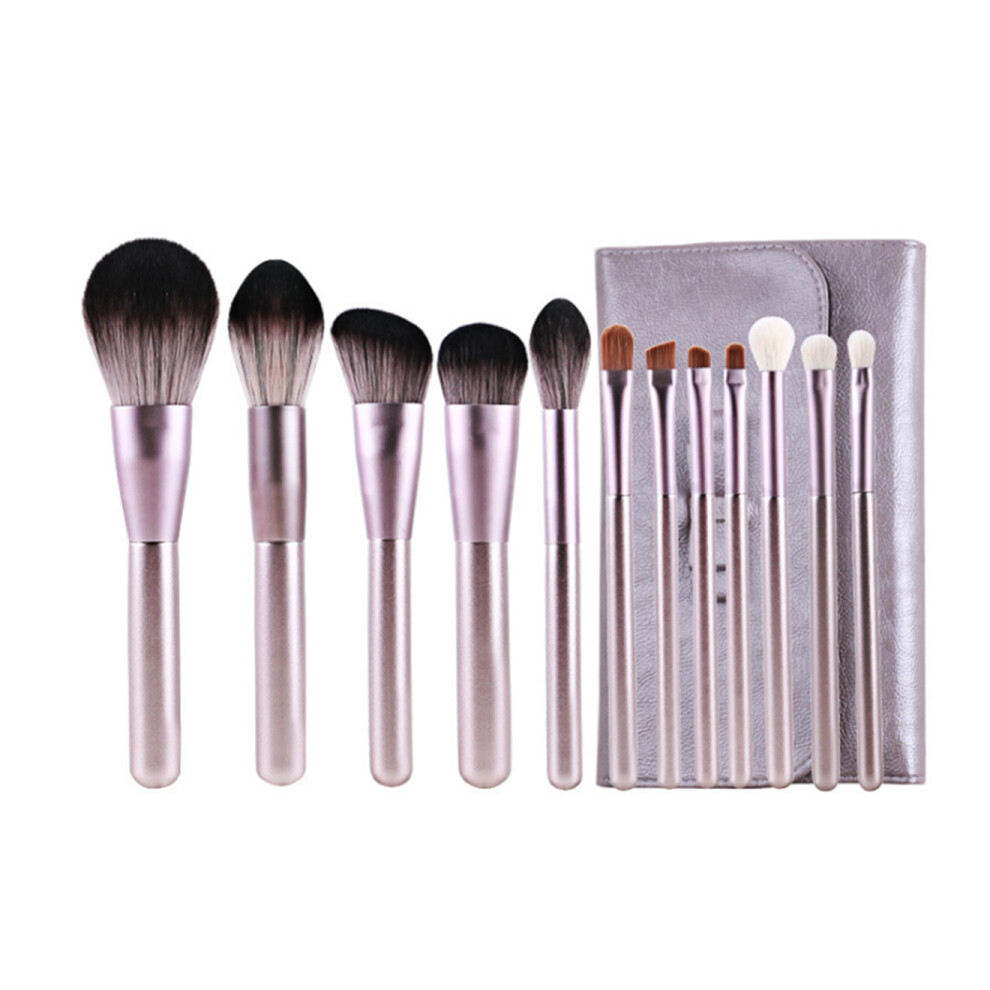 G58 12PCS Makeup Brush Set Eye Shadow Brush Fiber Foundation Brush Beauty Tool Travel Makeup Brush Blending Brushes Set