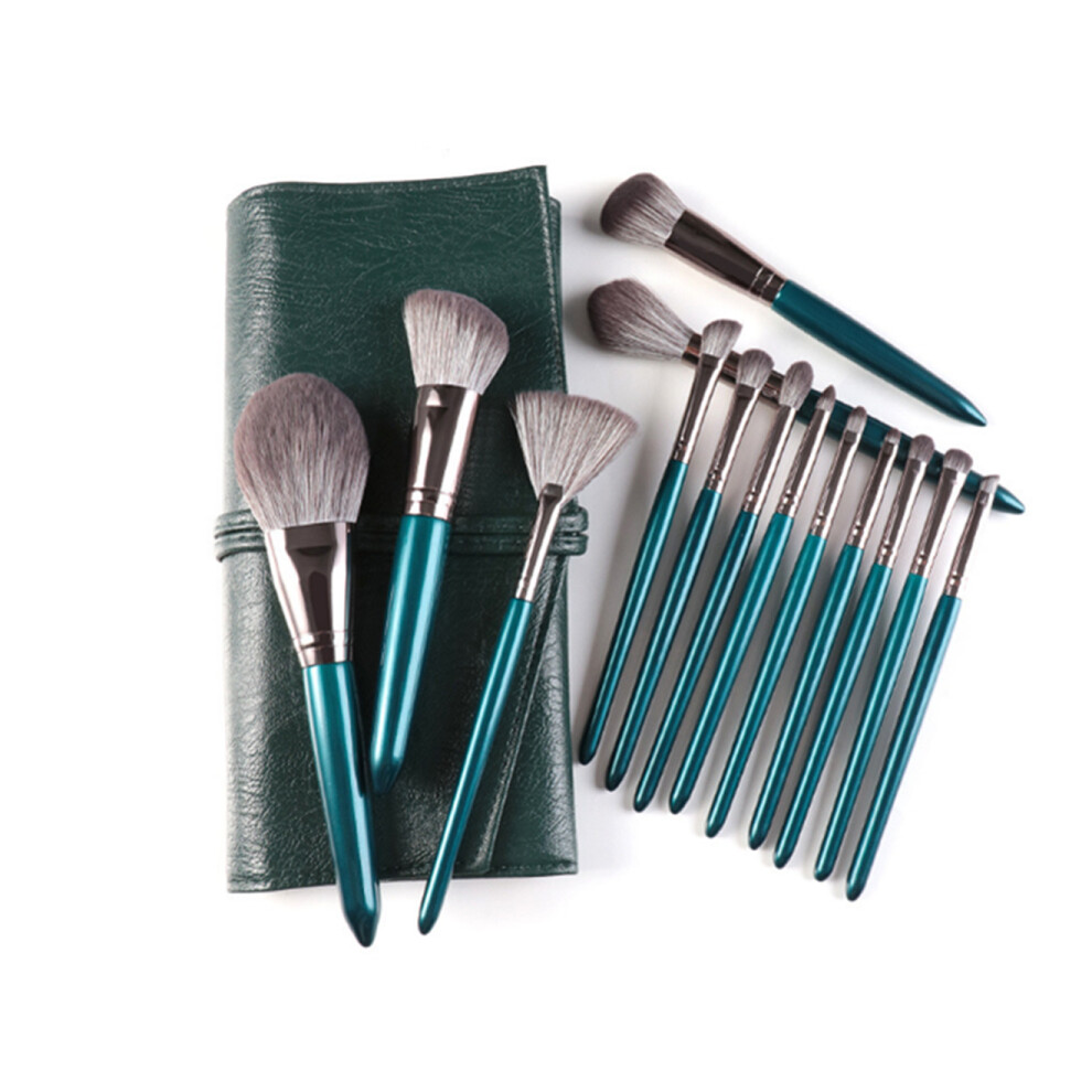 G49 14PCS Makeup Brush Set Eye Shadow Brush Fiber Foundation Brush Beauty Tool Travel Makeup Brush Blending Brushes Set