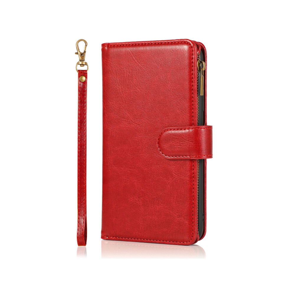 F65 Mobile Phone Multifunctional Zipper Wallet Holster Mobile Phone Shatter-Resistant Shell Wallet Holster For Iphone 12 6.7 Inches 750910238214