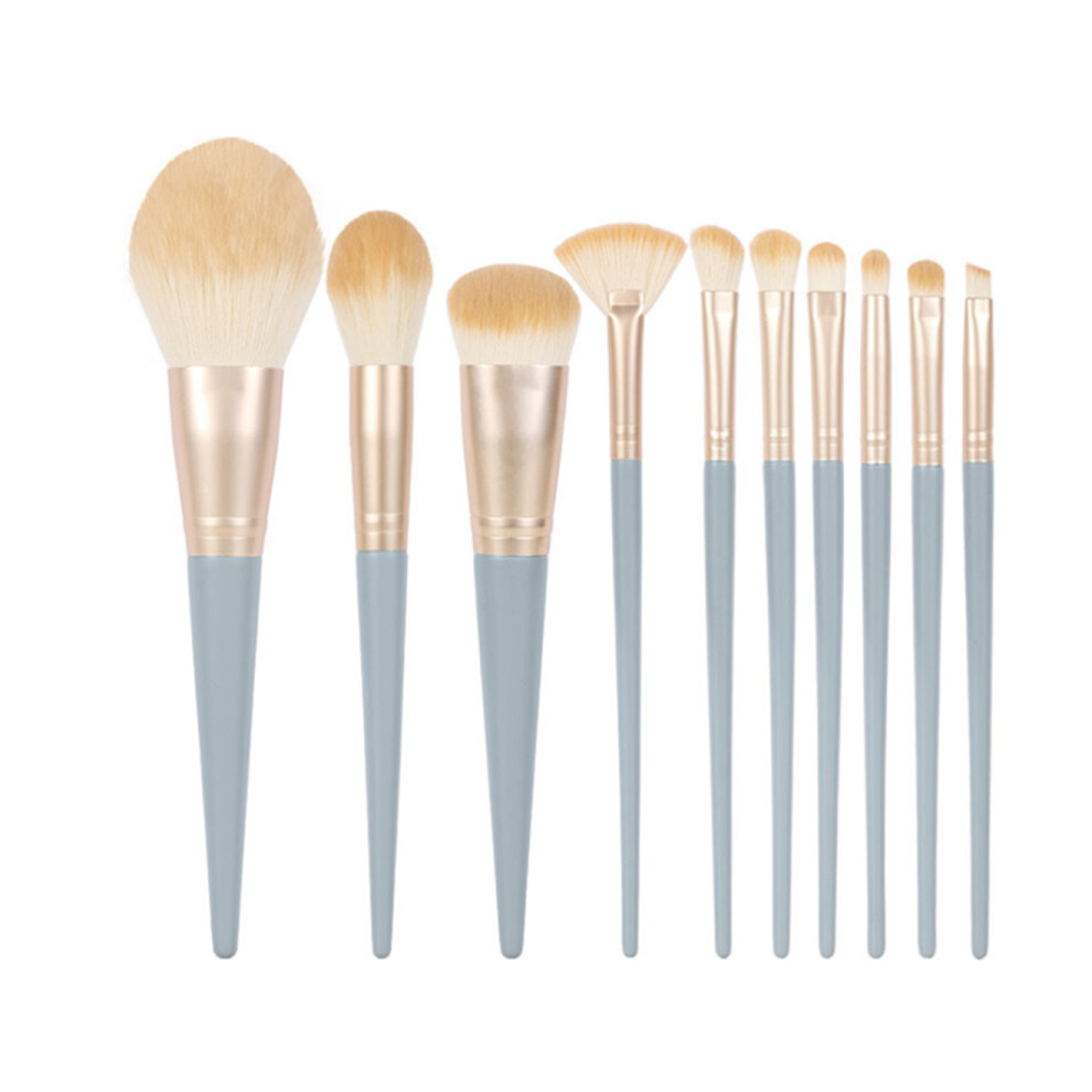 G59 10PCS Makeup Brush Set Eye Shadow Brush Fiber Foundation Brush Beauty Tool Travel Makeup Brush Blending Brushes Set