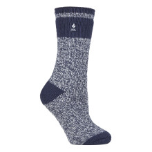 (37-42, Weiches Marineblau (Sydney)) Heat Holders - Heat Holders - Damen Warm Innen Fleece Thermo Flauschige Socken für Geschenk