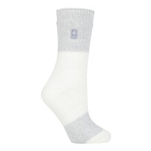 (37-42, Elfenbeinsilber (Catania)) Heat Holders - Heat Holders - Damen Warm Innen Fleece Thermo Flauschige Socken für Geschenk