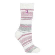 (04-Aug, Elfenbein (Palma)) Heat Holders - Heat Holders - Damen Warm Innen Fleece Thermo Flauschige Socken für Geschenk