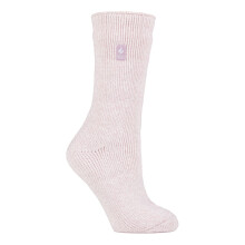 (04-Aug, Dusted Pink (Wien)) Heat Holders - Heat Holders - Damen Warm Innen Fleece Thermo Flauschige Socken für Geschenk
