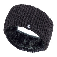 (One Size, Geripptes Dunkelgrau) Heat Holders - Heat Holders Damen Thermo Winter Stirnband mit Fleece Innen Stricken
