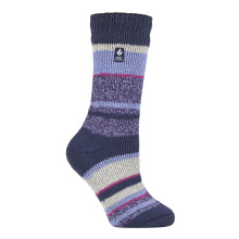 (04-Aug, Indigo-Nacht (Provence)) Heat Holders - Heat Holders - Damen Warm Innen Fleece Thermo Flauschige Socken für Geschenk