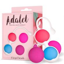 InToYou Adalet Kit 4 Kegel Beads | Silicone Jiggle Pelvic Floor Muscle Exerciser Balls