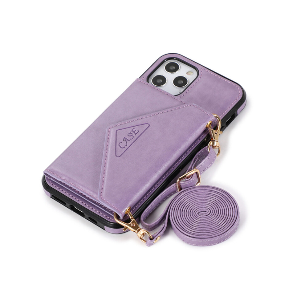 F66 Mobile Phone Triangle Messenger Protective Shell Mobile Phone Anti-Drop Shell Wallet Holster For Iphone 12/12Pro 750910238238